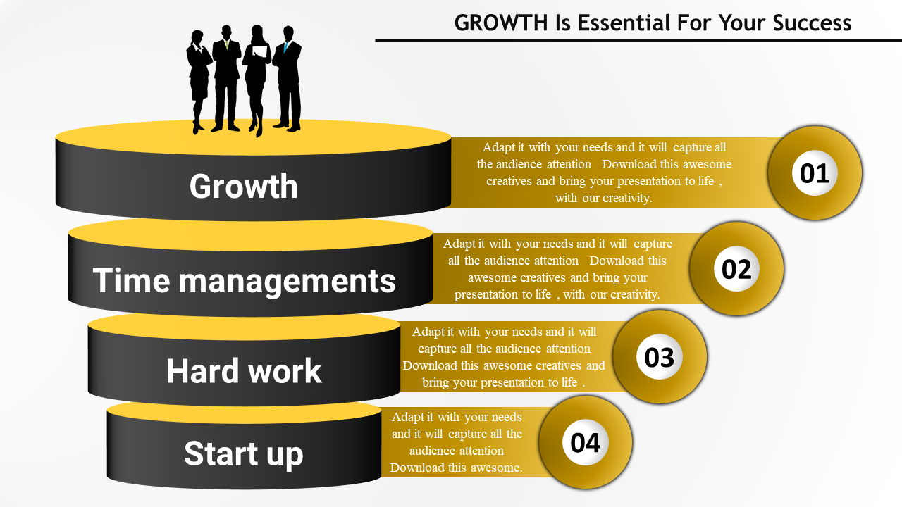 Business Growth Strategies PPT- Success Chart